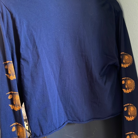 Halloween Michael Meyers long sleeve crop top tee size medium - Picture 2 of 5